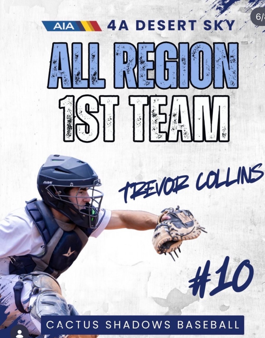 Trevor Collins — All-Region 1st Team, 4A Desert Sky, Cactus Shadows Baseball #10